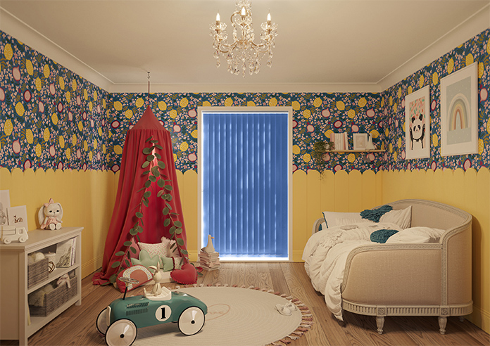 Palermo (Blackout), Bluebell - Vertical Blind - Image 9